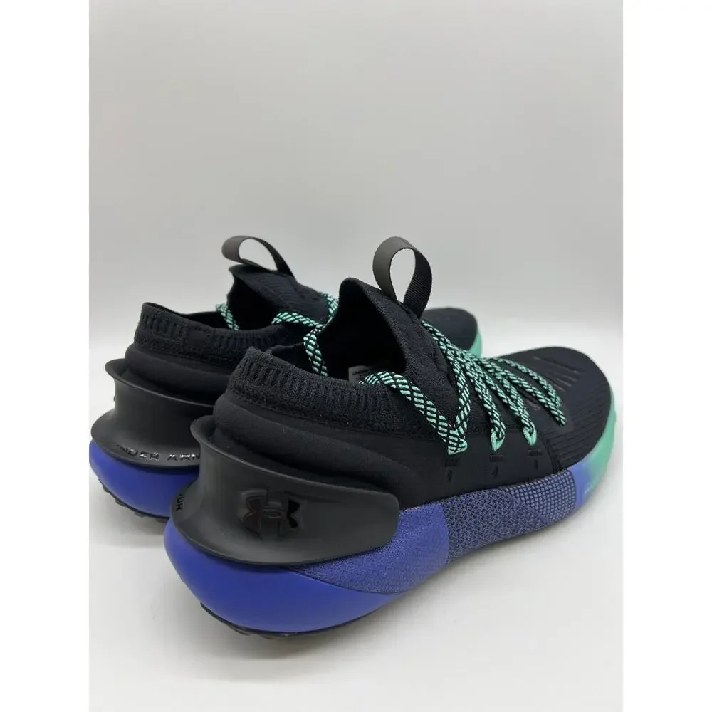 Under Armour HOVR Phantom 3 Running Shoes Black/Periwinkle 3026993-001 Men 10.